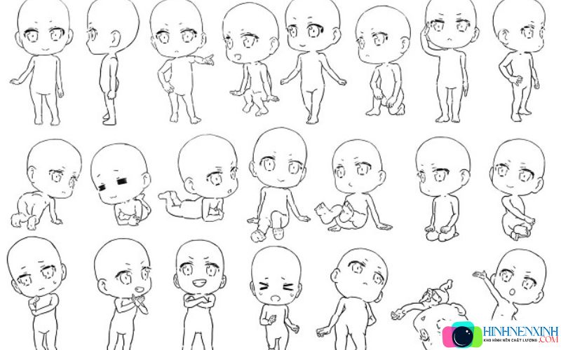 Hướng dẫn vẽ con người cute