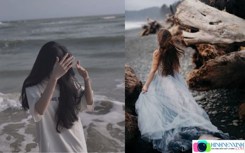 Gái xinh che mặt ảnh avatar đẹp cho con gái