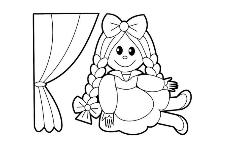 Cách vẽ búp bê giấy cute