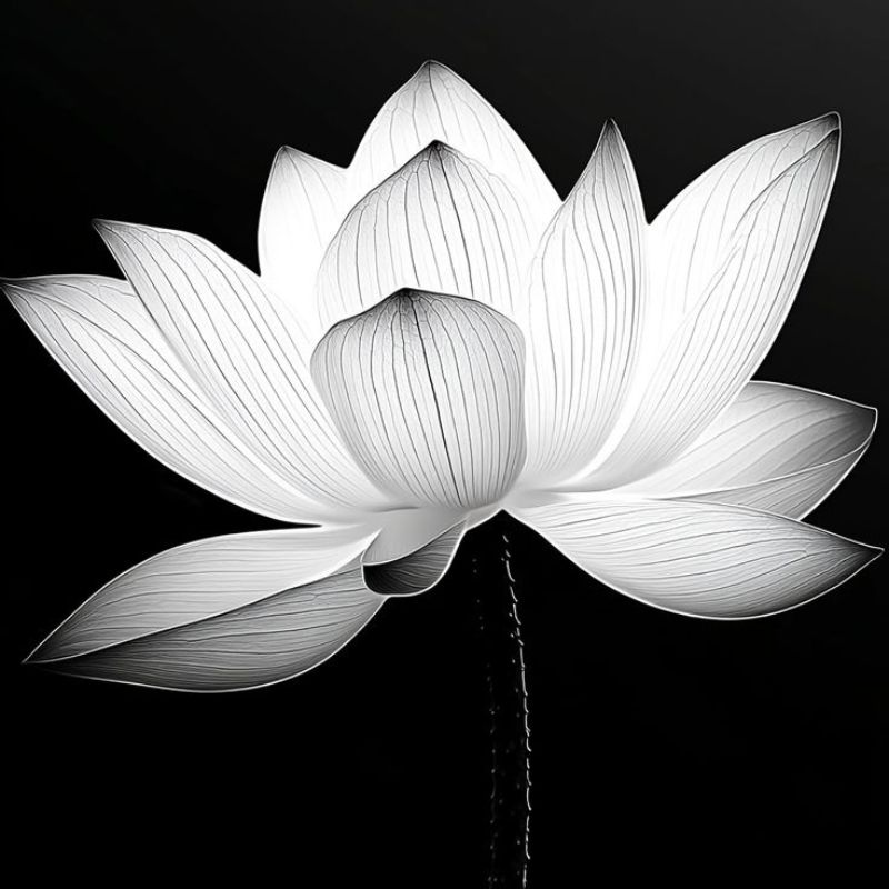Avatar buồn hoa sen trắng đám tang