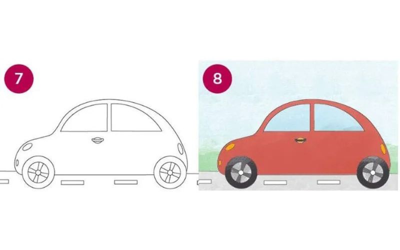 Cách vẽ ô tô đẹp nhất thế giới