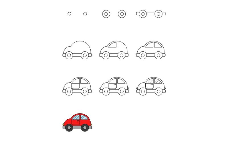 Hướng dẫn cách vẽ xe ô tô mơ ước Adobe Illustrator