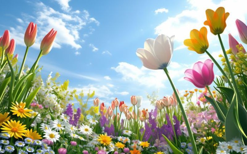 Hình nền hoa tulip đẹp cho máy tính