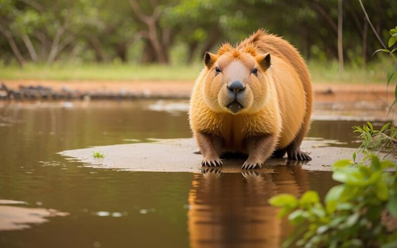 Hình nền Capybara cho laptop