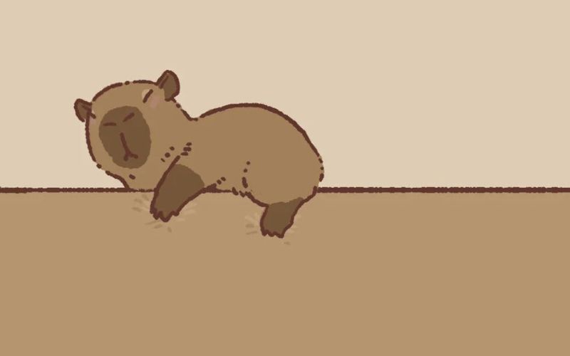 Hình nền Capybara dễ thương