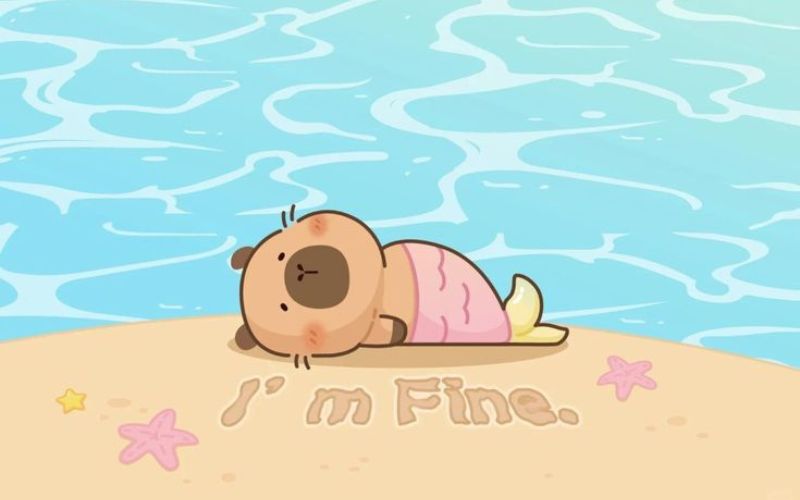 Hình nền Capybara cute