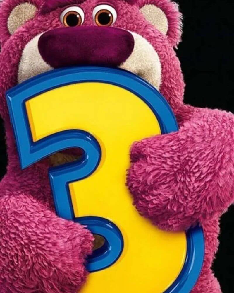 Hình nền gấu dâu Lotso cute 3D