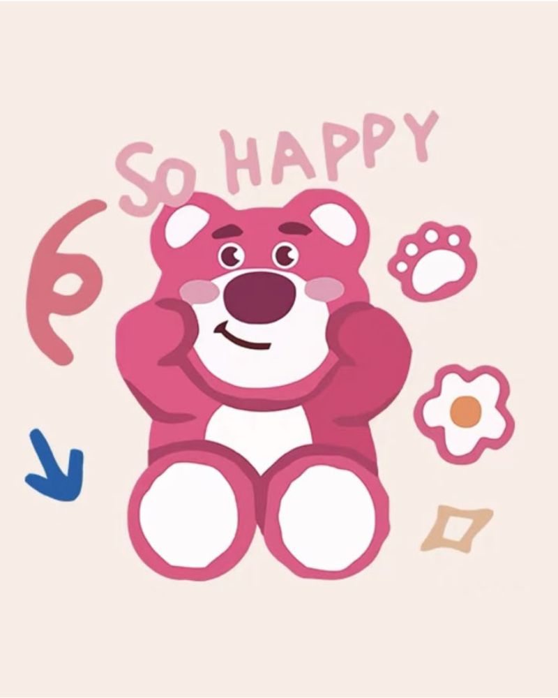Hình ảnh gấu dâu cute 4k