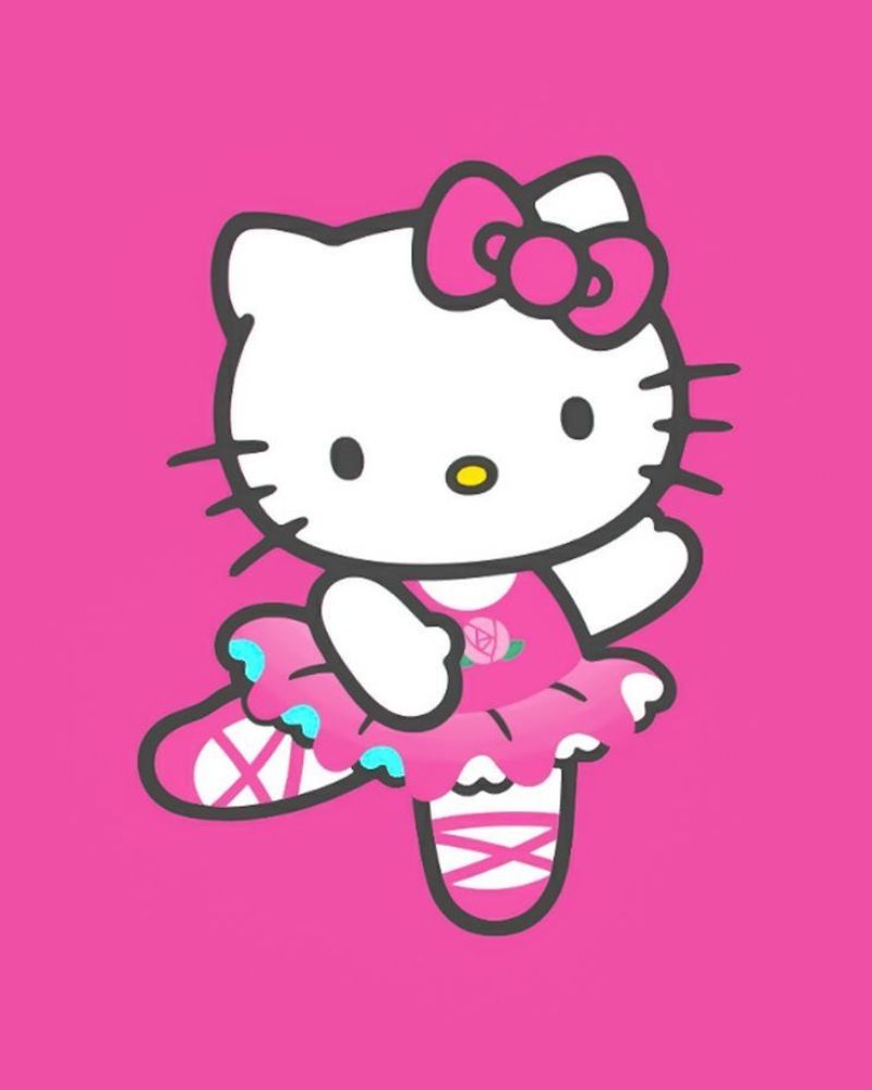 Hình nền điện thoại cute Hello Kitty