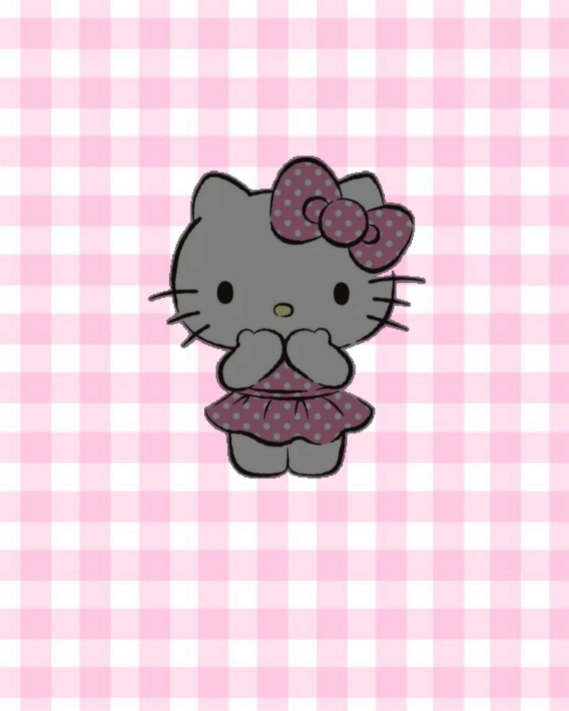 Hình nền điện thoại Hello Kitty dễ thương