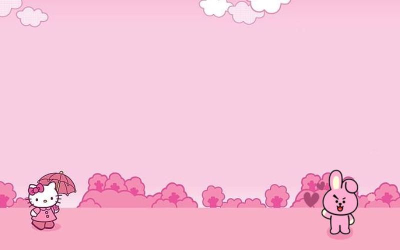 Hình ảnh Hello Kitty làm hình nền đẹp
