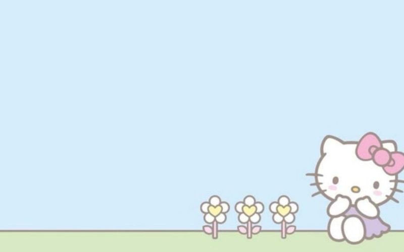 Ảnh nền PowerPoint Hello Kitty miễn phí