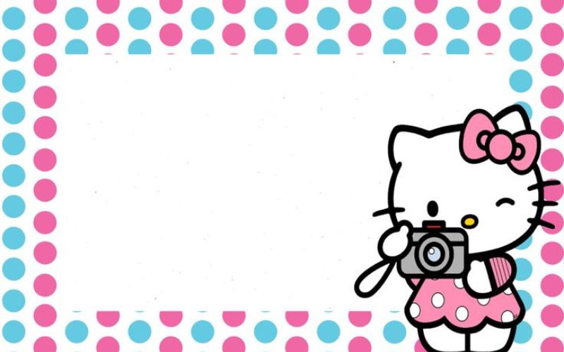 Ảnh Powerpoint Hello Kitty làm hình nền