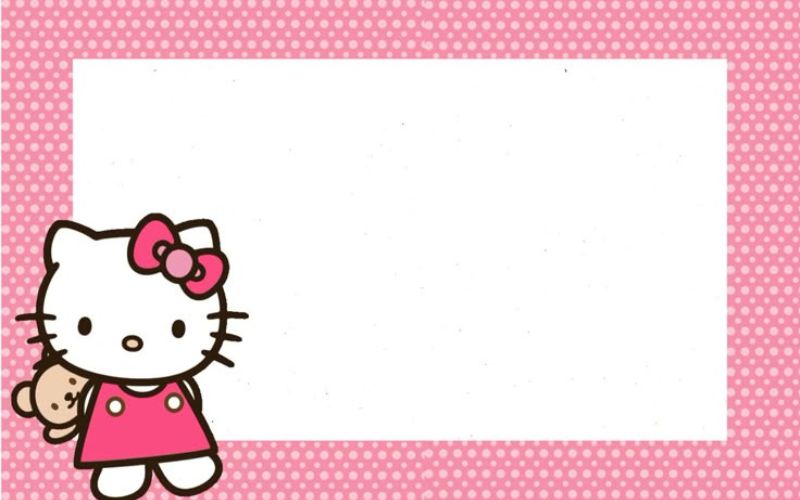 Mẫu Powerpoint Hello Kitty đẹp
