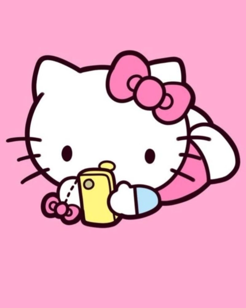 Hình nền điện thoại hello kitty dễ thương