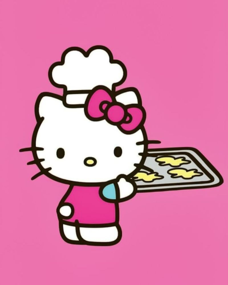 Hình nền điện thoại hello kitty màu hồng