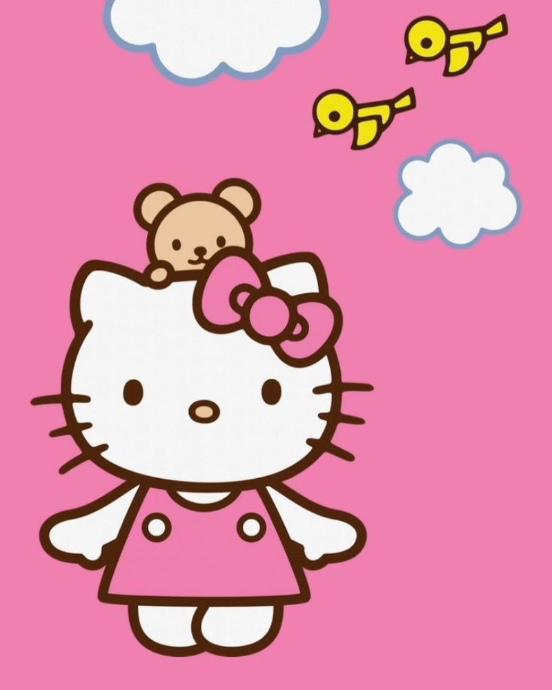 Hình nền Hello Kitty cho  điện thoại