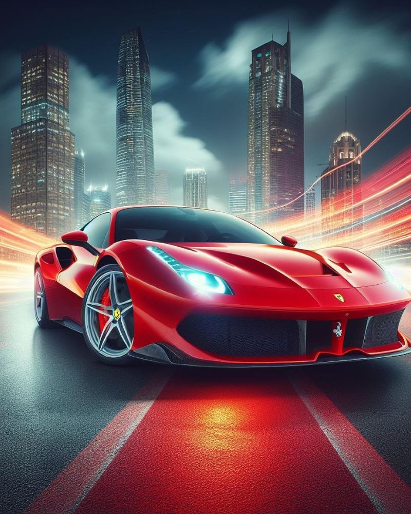 Hình nền xe ferrari 4K cho điện thoại