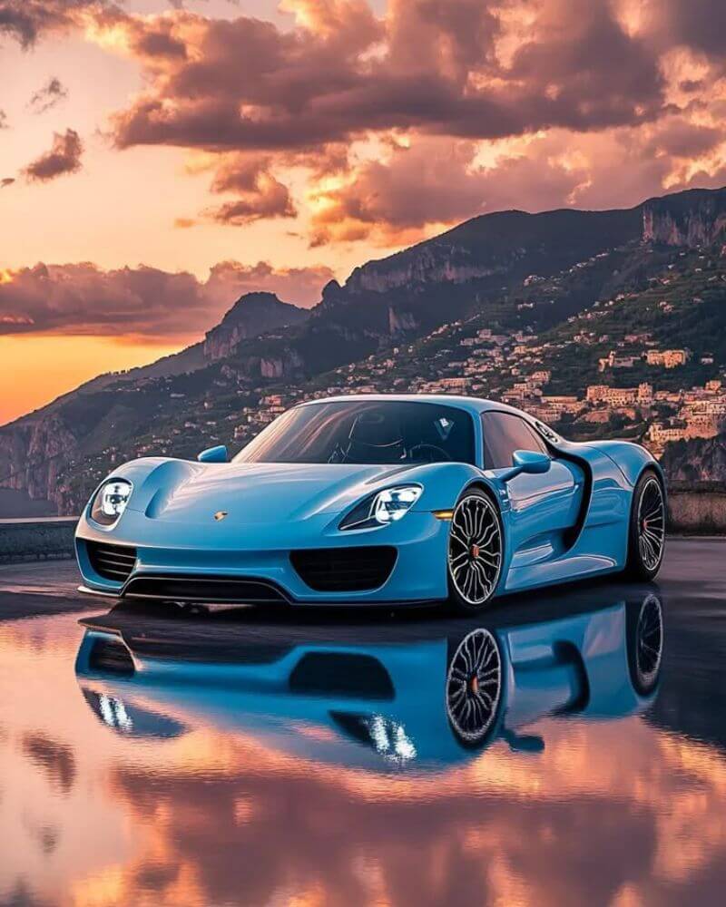 Hình nền siêu xe porsche cho điện thoại 4k