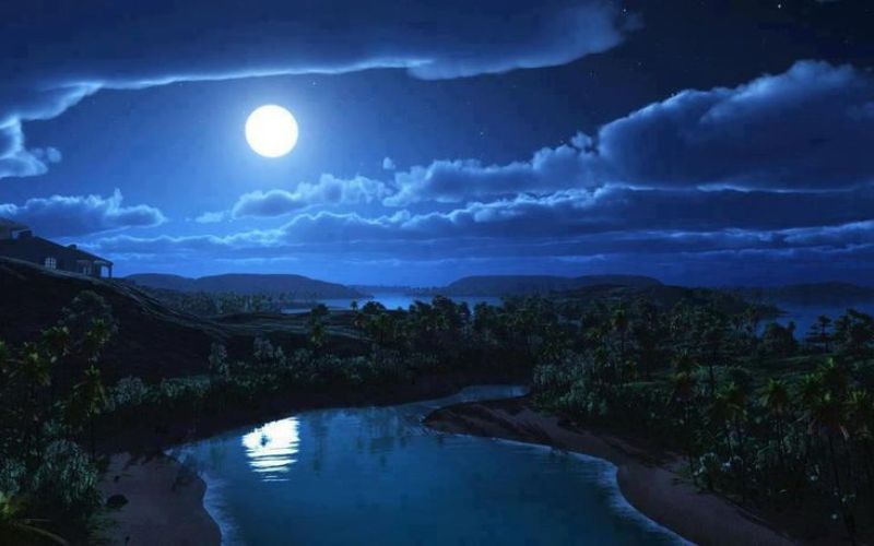 Hình nền vũ trụ mặt trăng siêu đẹp