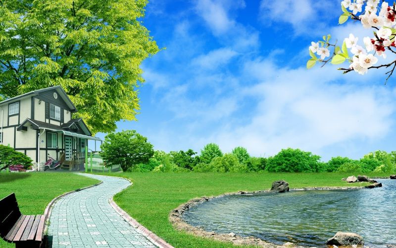 Hình nền PowerPoint phong cảnh thiên nhiên đẹp