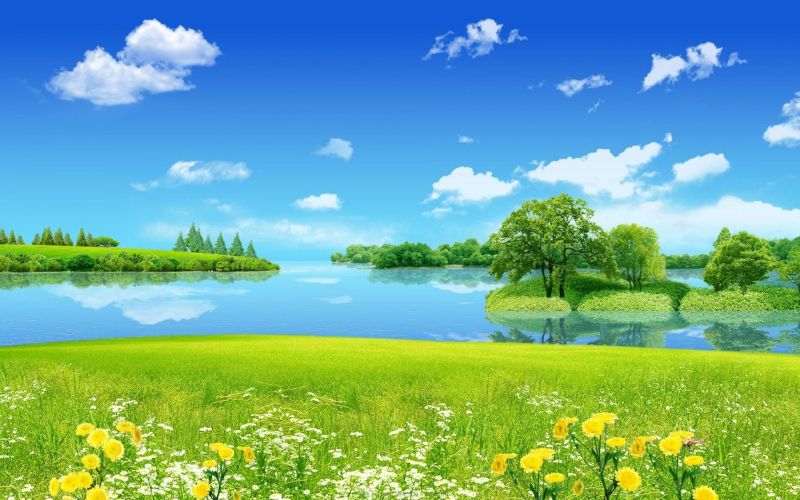 Hình nền PowerPoint đẹp về thiên nhiên