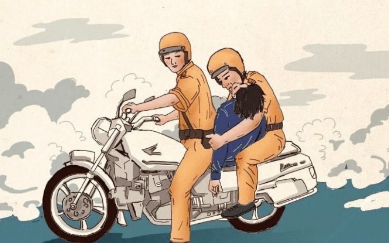 Vẽ tranh ước mơ làm cảnh sát