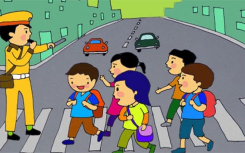Vẽ tranh ước mơ của bé làm công an