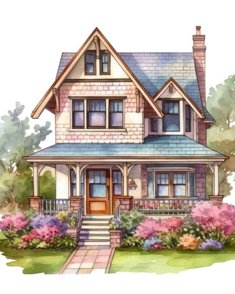 Cách vẽ ngôi nhà 3D - Hướng dẫn cách vẽ ngôi nhà 3D bằng tay đơn giản