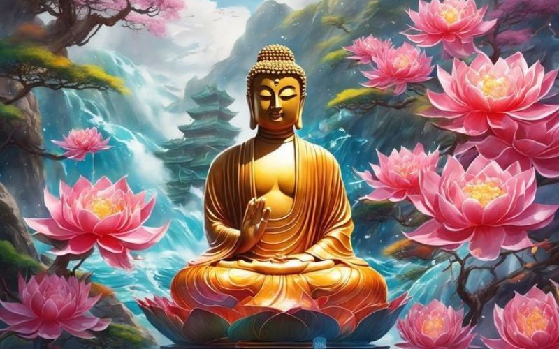 Hình nền hoa sen phật giáo- Tuyển chọn hình nền hoa sen Phật giáo đẹp cho máy tính