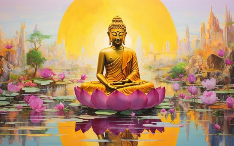 Hình nền hoa sen phật giáo- Tuyển chọn hình nền hoa sen Phật giáo đẹp cho máy tính