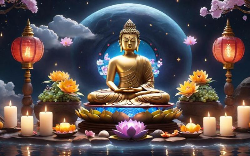 Hình nền hoa sen phật giáo- Tuyển chọn hình nền hoa sen Phật giáo đẹp cho máy tính