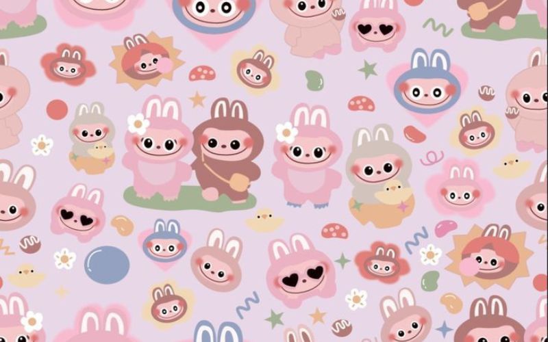 Hình nền Labubu - List hình nền Labubu thời thượng đẹp nhất cho máy tính